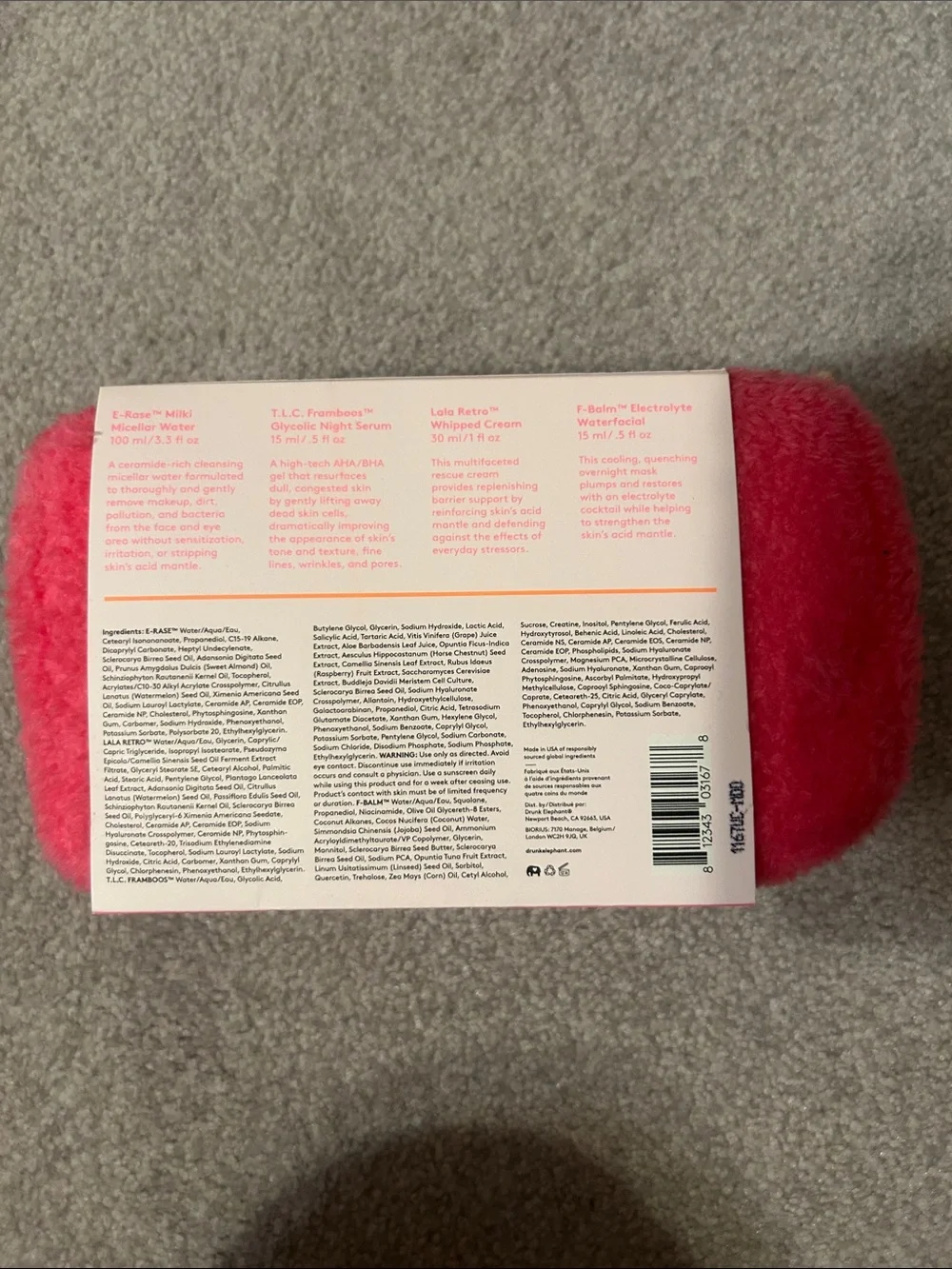 Brand new unopened Drunk Elephant night club Skincare Set